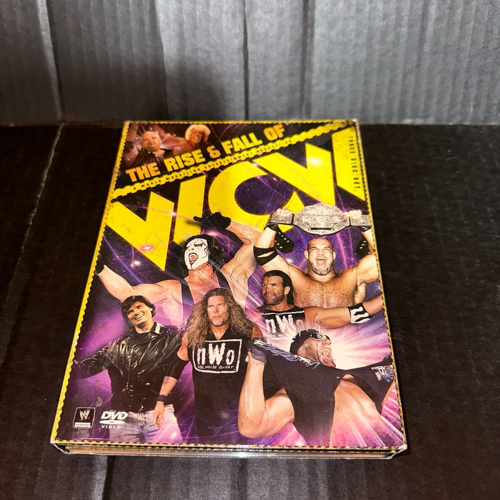 WWE - The Rise and Fall of WCW (DVD, 2009, 3-Disc Set) WCW WWF Hulk Hogan